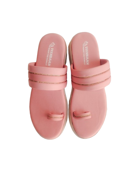 Synthetic Teo Heel Slippers