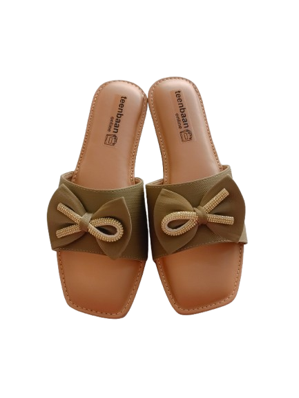 Glittering Bow Stone Flip