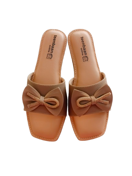 Glittering Bow Stone Flip