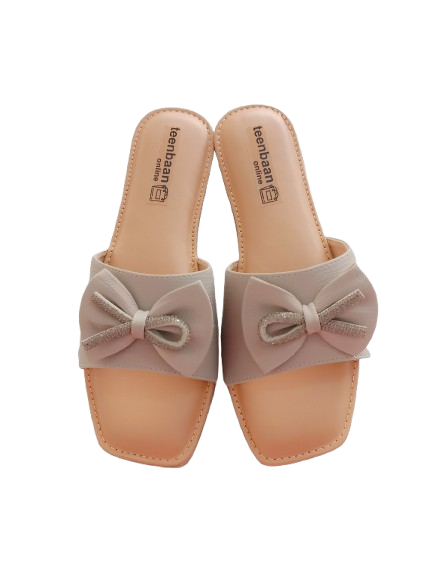 Glittering Bow Stone Flip