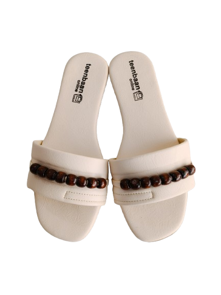 Wooden Pearl Flip-Flop