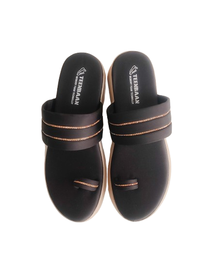 Synthetic Teo Heel Slippers