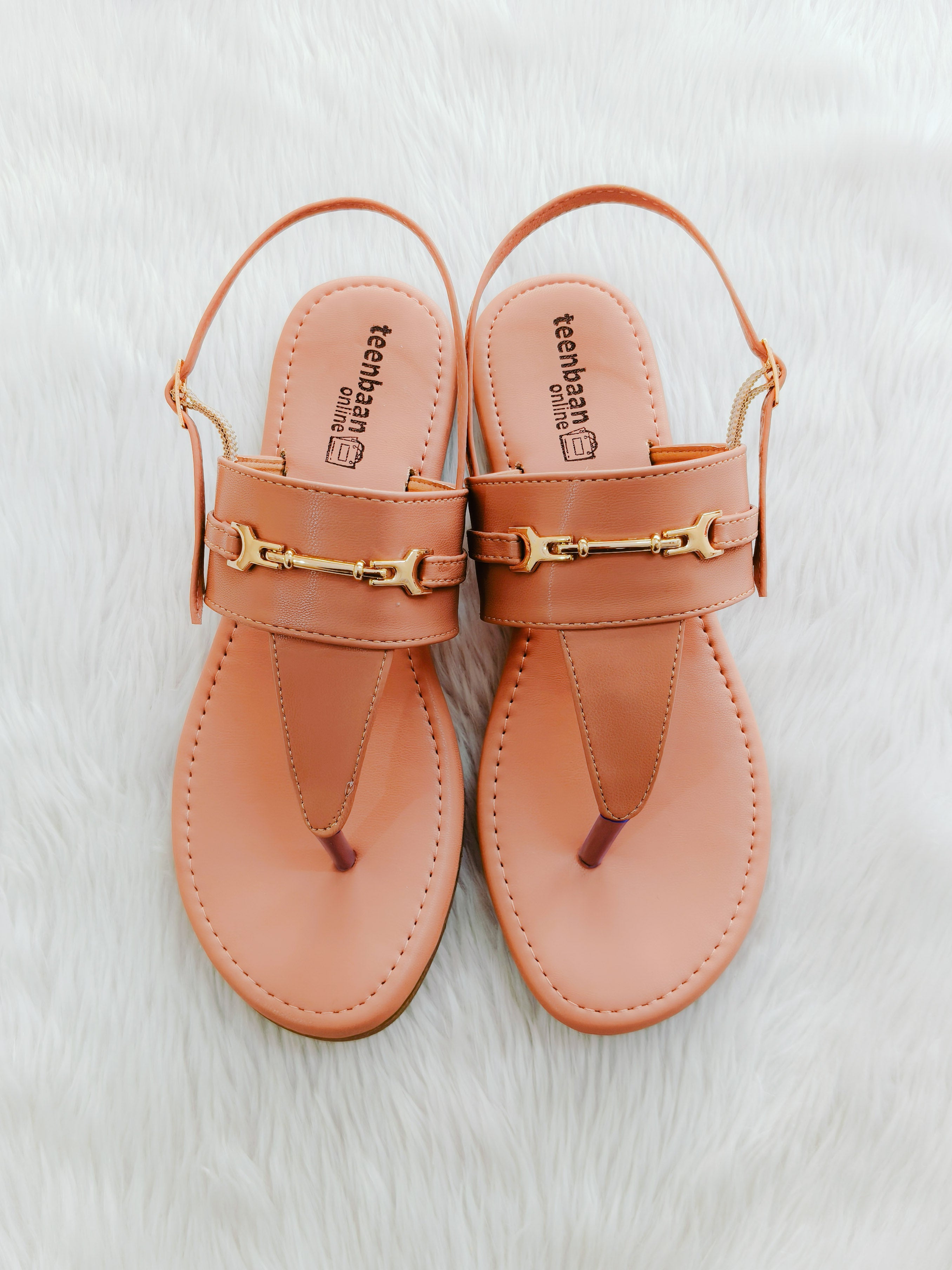 teenbaan Premium T Strap Sandals