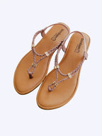 Braid T Strap Sandals