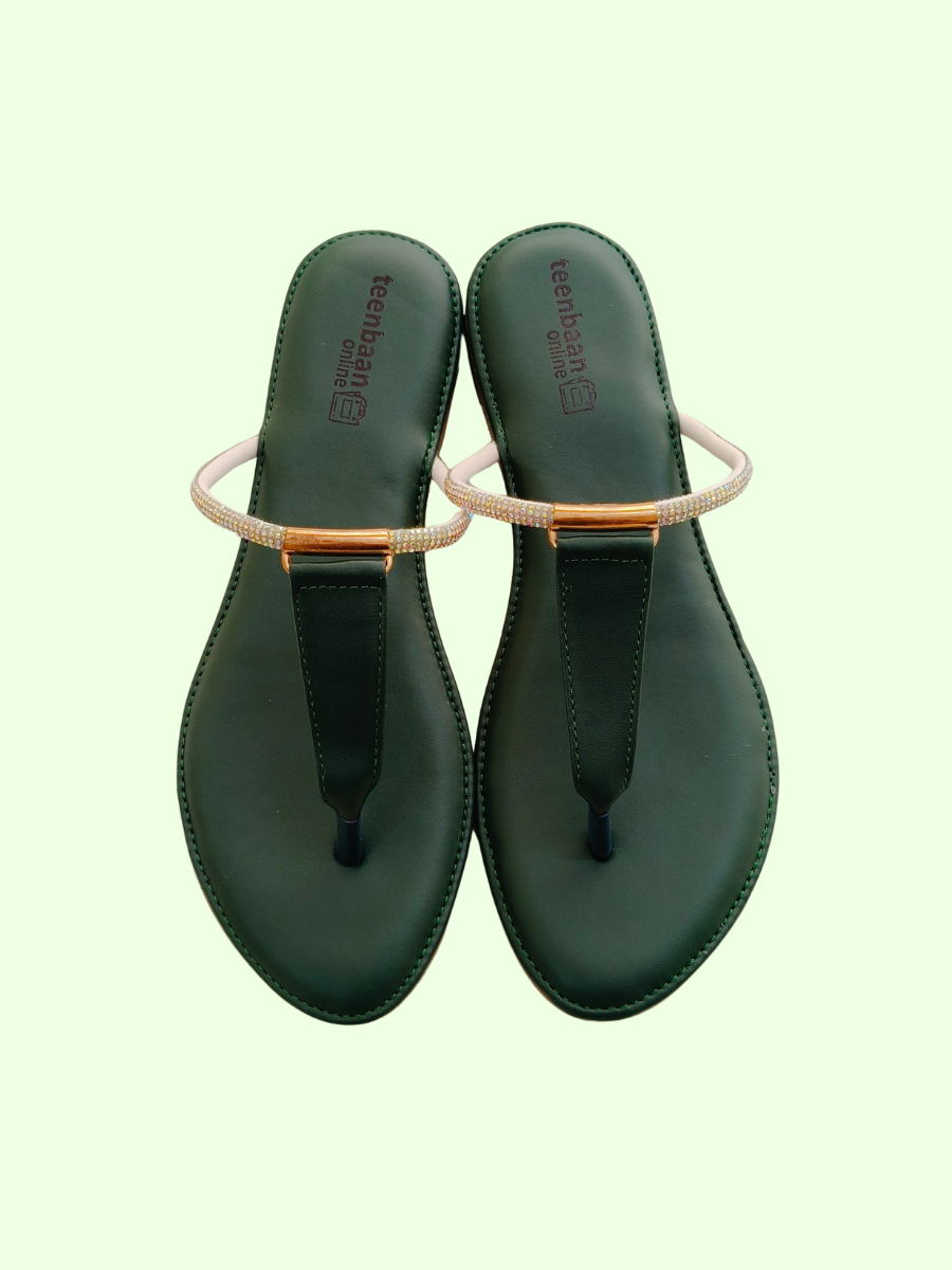 Glittering T Slippers