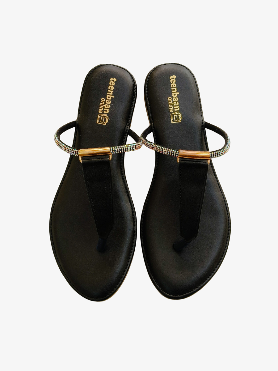 Glittering T Slippers