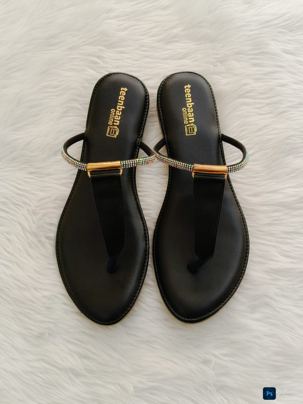 Glittering T Slippers