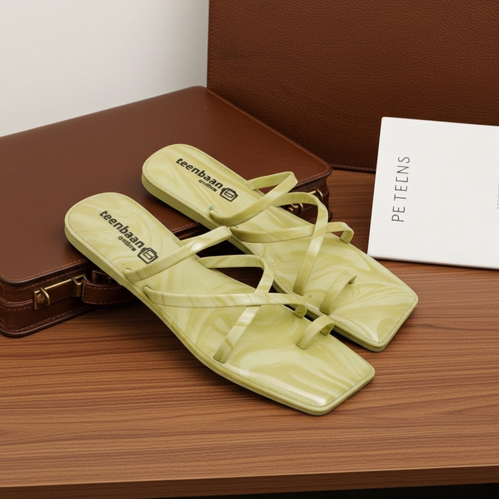 Coral Multi Cross Slipper