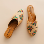 Royal petal Mules