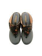 GOLD Flower Heel Slipper