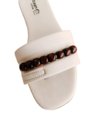 Wooden Pearl Flip-Flop