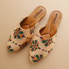 Royal petal Mules