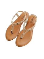 Braid T Strap Sandals