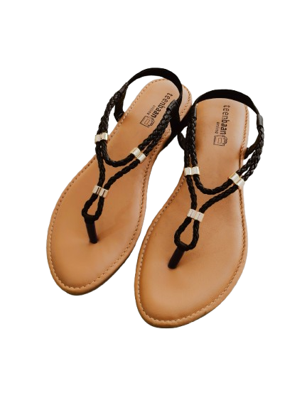 Braid T Strap Sandals