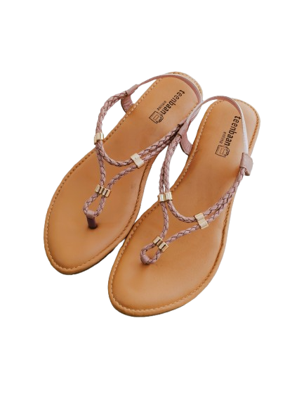 Braid T Strap Sandals