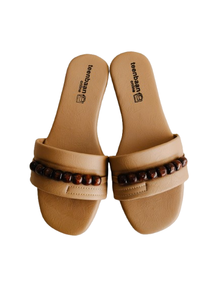 Wooden Pearl Flip-Flop
