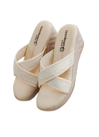 Jute X Strap Wedges