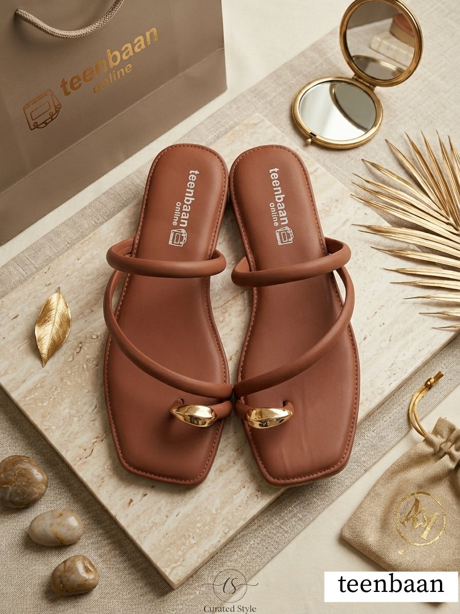 Goldie Toe-Ring Slippers