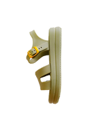 Beige Buckle Sandals