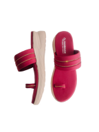 Synthetic Teo Heel Slippers