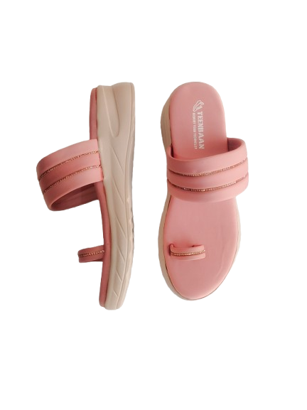 Synthetic Teo Heel Slippers