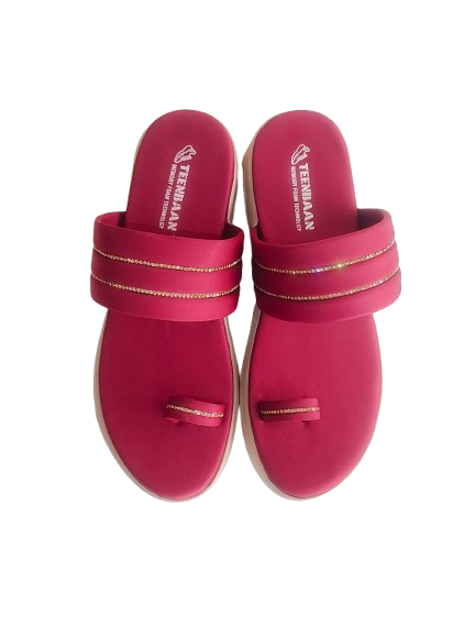Synthetic Teo Heel Slippers