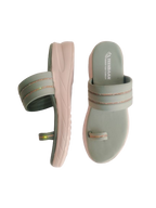 Synthetic Teo Heel Slippers