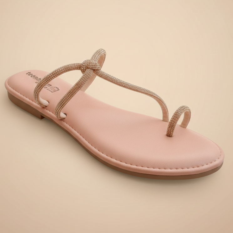 Glittering Diamond Fancy Slipper