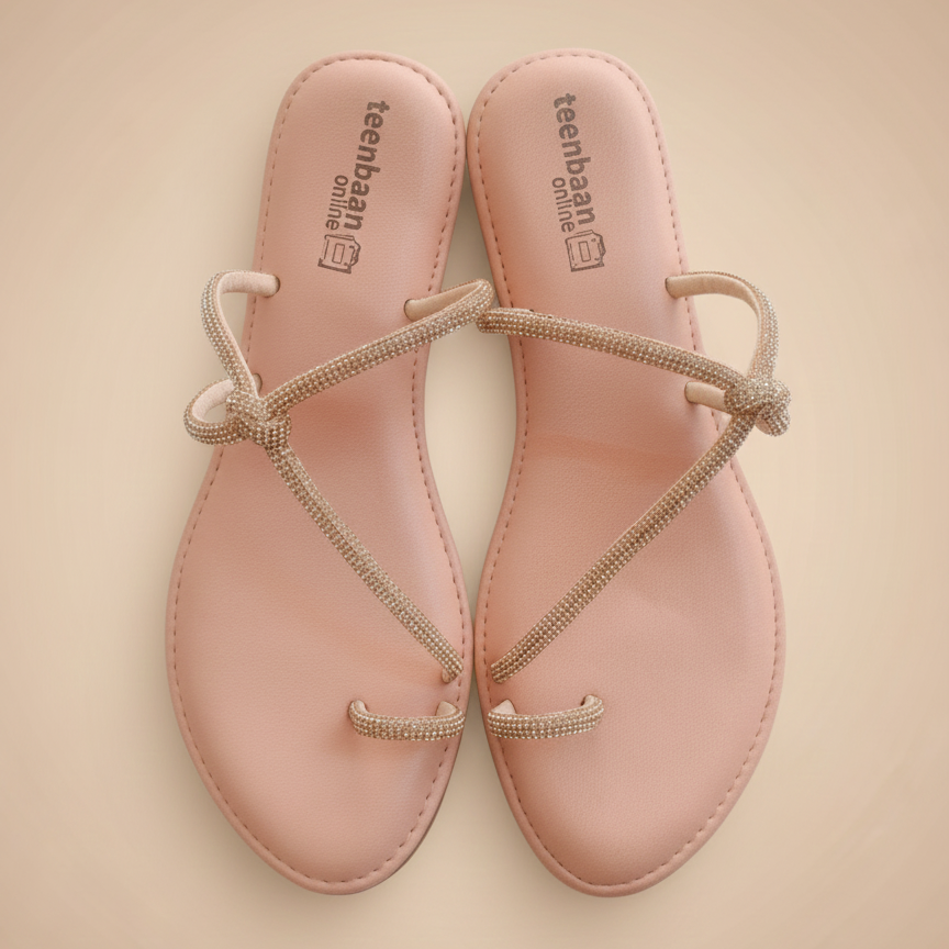 Glittering Diamond Fancy Slipper