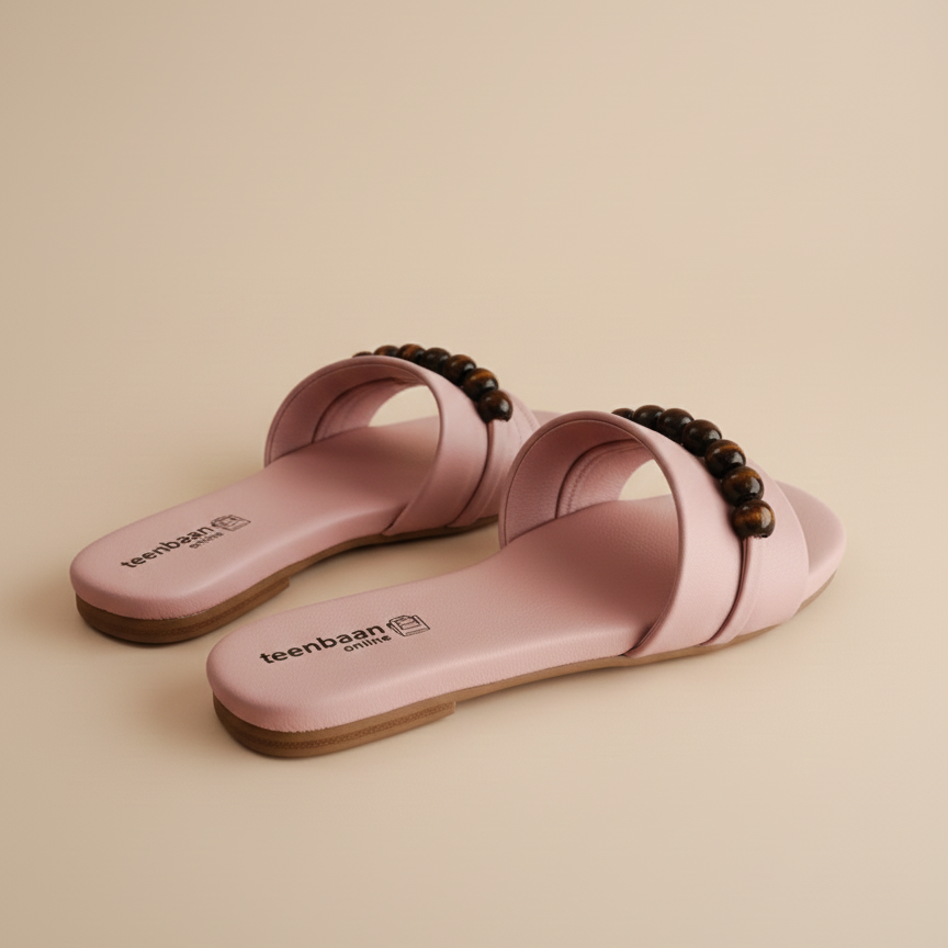 Wooden Pearl Flip-Flop