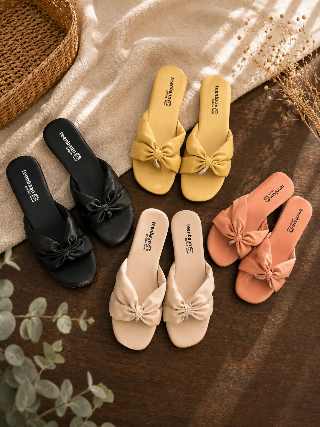 Blush Knot Flip-Flop