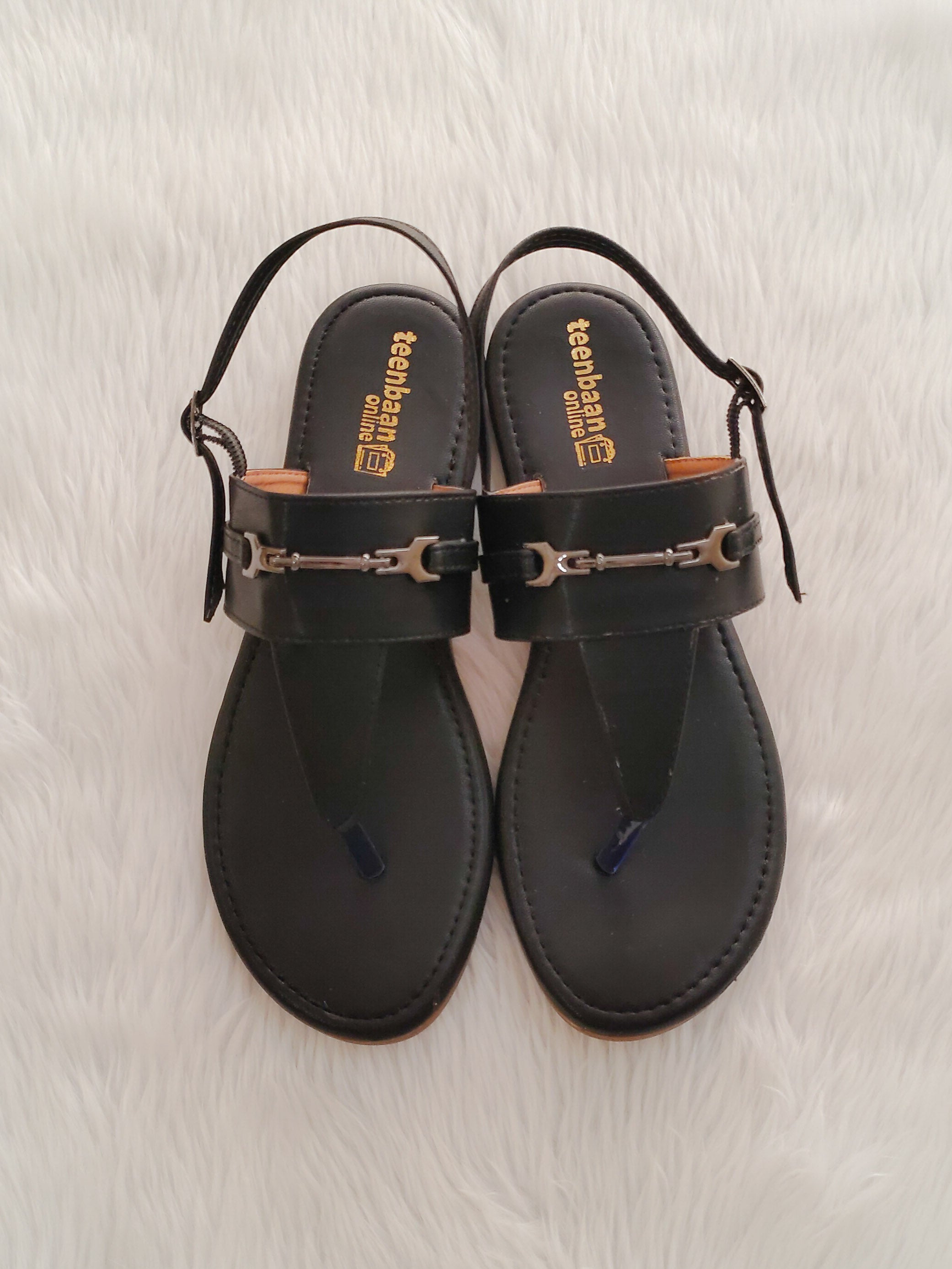teenbaan Premium T Strap Sandals