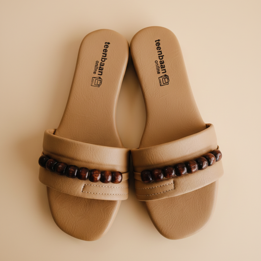 Wooden Pearl Flip-Flop