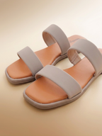 Dual strap flip flop