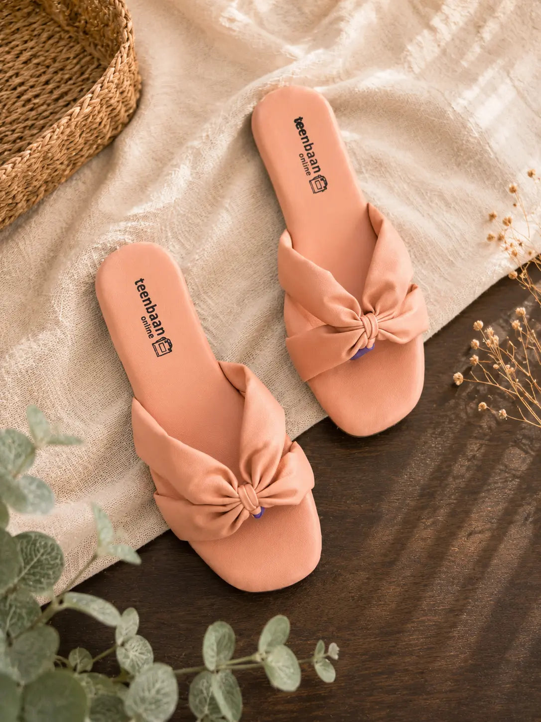 Blush Knot Flip-Flop