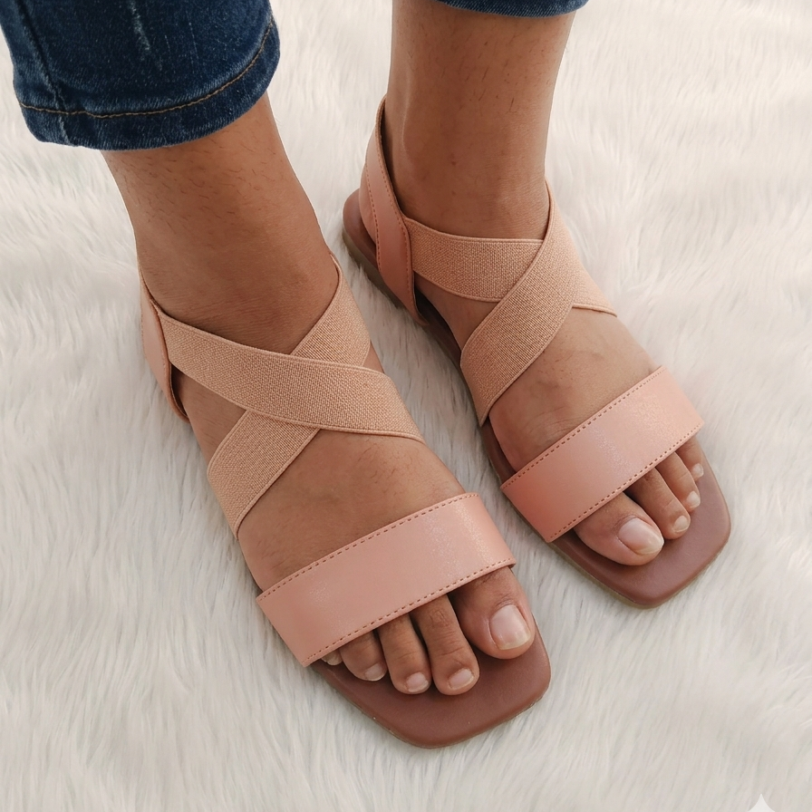 Ankle X Strap Sandals