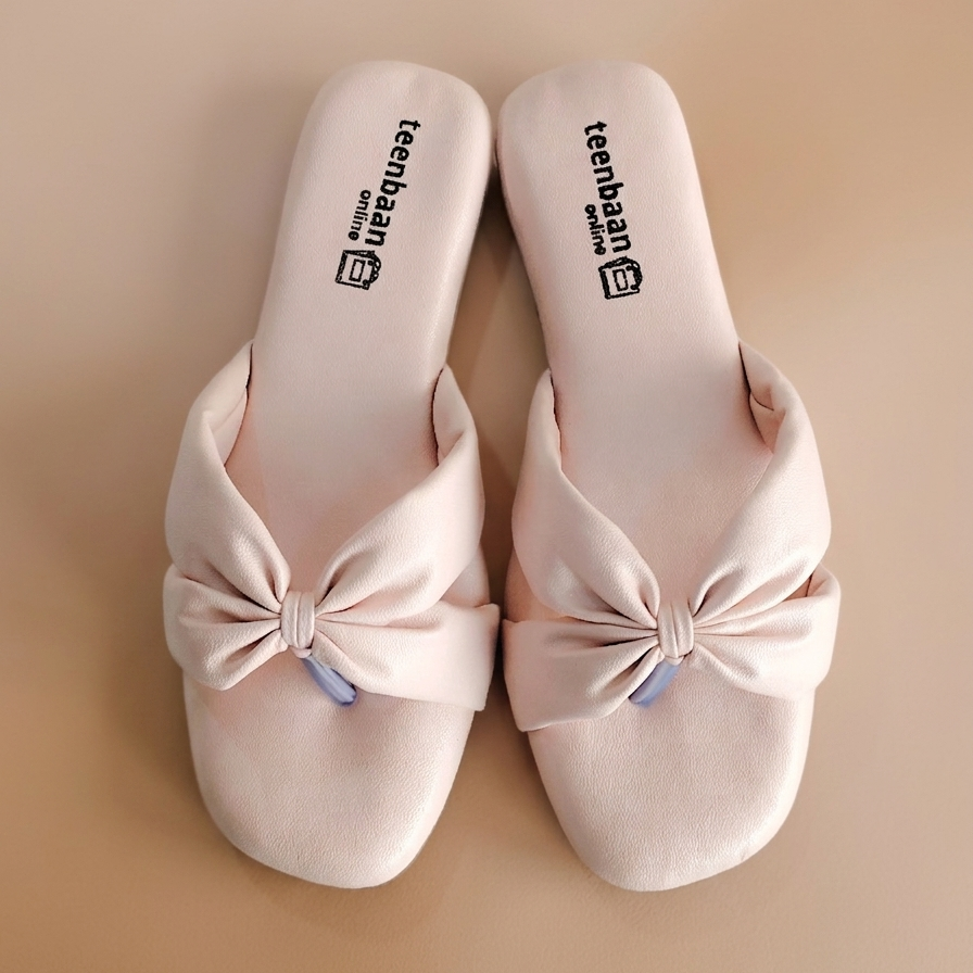 Blush Knot Flip-Flop