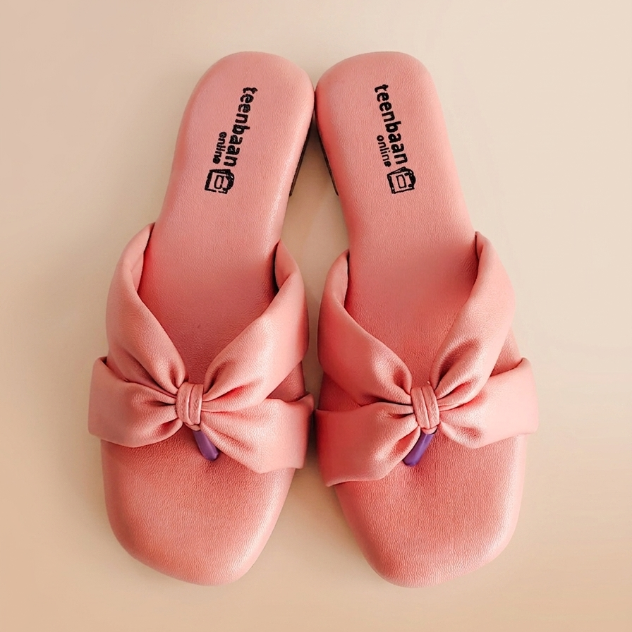 Blush Knot Flip-Flop