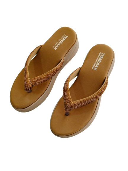 Casual Stone Heel Slippers