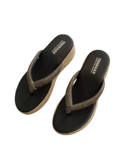 Casual Stone Heel Slippers