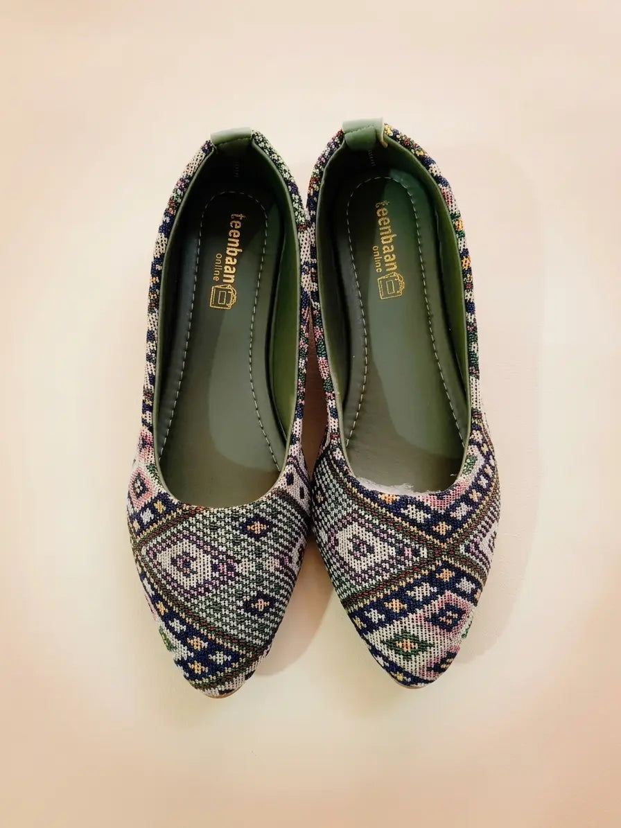 Phulkari Shoe