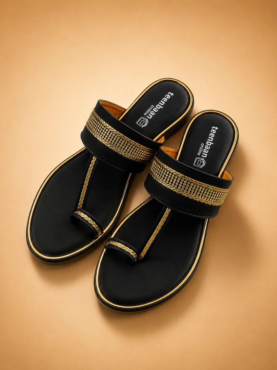 Noorani Gold Slipper