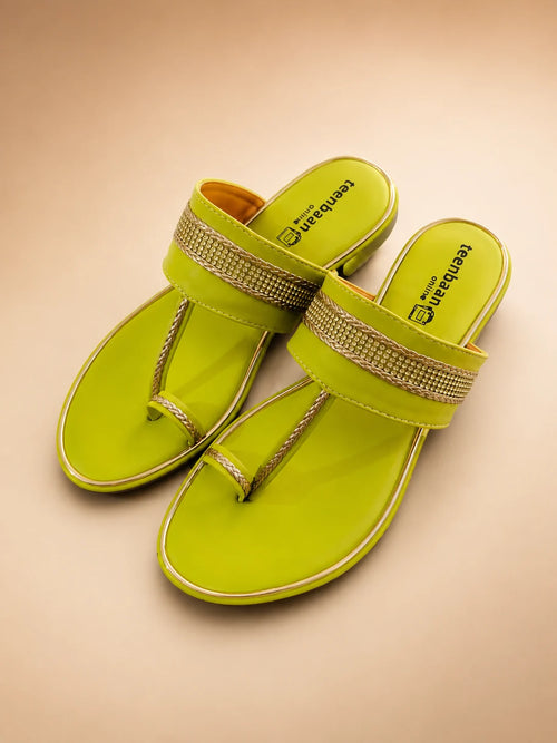 Noorani Gold Slipper