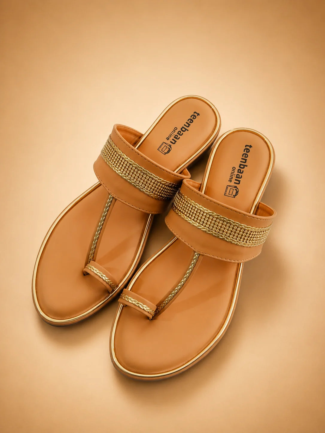 Noorani Gold Slipper